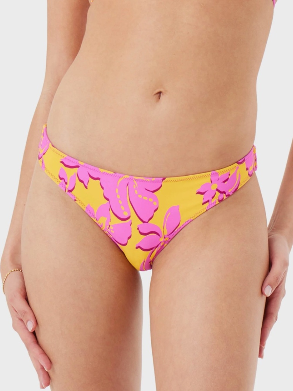 Roxy Island Time Reversible Hipster Moderate Bikini Bottom M NWT